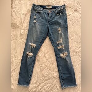 Abercrombie & Fitch super skinny ankle mid-rise